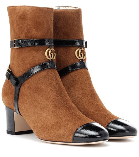 gucci ankle boot bow|gucci ankle boots women.